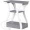 End Table With USB Ports Side Table With Outlets Gray Tier Storage Charging Station For Bedroom 7