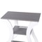End Table With USB Ports Side Table With Outlets Gray Tier Storage Charging Station For Bedroom 6