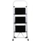 Ladder Safety Non Slip Mat Tread Foldable Kitchen Steel Step Stool White Heavy Duty Platform 10