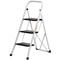 Ladder Safety Non Slip Mat Tread Foldable Kitchen Steel Step Stool White Heavy Duty Platform 0