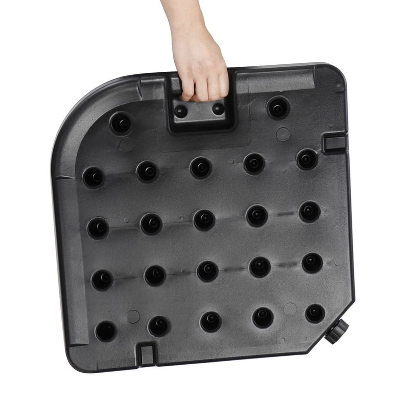 Square Shaped Outdoor Patio Umbrella Base Stand Water Filled Sand Filled Support For Patio Use 2