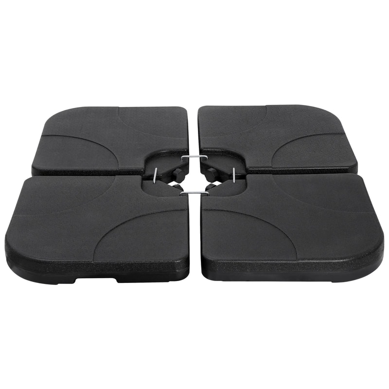 Square Shaped Outdoor Patio Umbrella Base Stand Water Filled Sand Filled Support For Patio Use 11