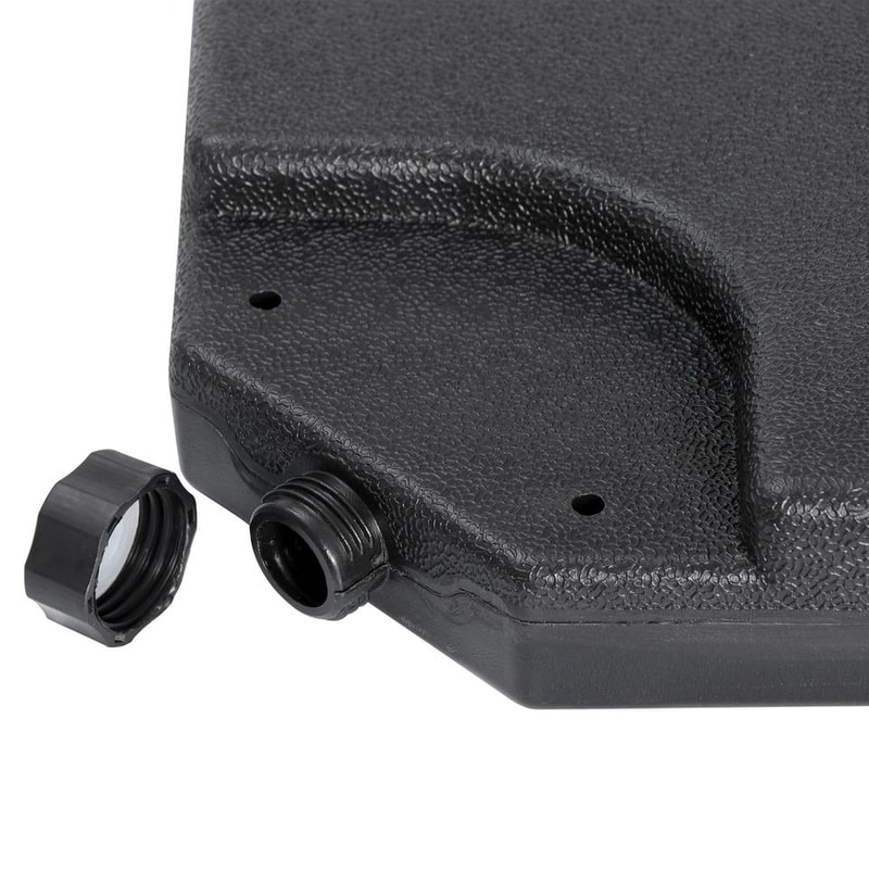 Square Shaped Outdoor Patio Umbrella Base Stand Water Filled Sand Filled Support For Patio Use 5