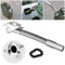 Stainless Steel Long Nose Spout Nozzle Flexible Jerry Can Spout Replacement Universal Fuel Pouring 5
