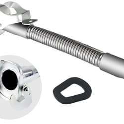 stainless steel long nose spout nozzle, flexible jerry can spout replacement, universal fuel pouring hose