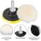 Car Buffing Pads Kit Foam Polisher Set Polishing For Drill Sponge Kit Waxing Pads 3