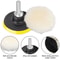 Car Buffing Pads Kit Foam Polisher Set Polishing For Drill Sponge Kit Waxing Pads 3