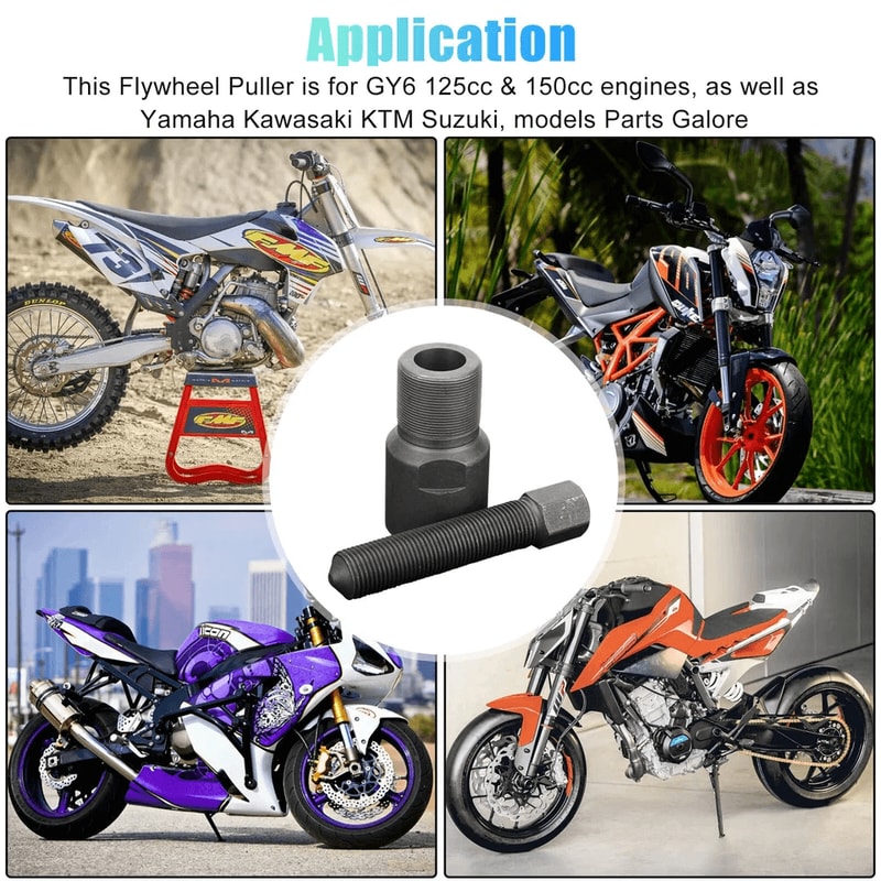 Motorcycle Flywheel Puller Tool Rotor Puller Magneto Stator Engine Tool 5