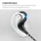 Wired InEar Earbuds Sport Headphones With Ear Hook And MIC Perfect For Exercise Running And Gym 1