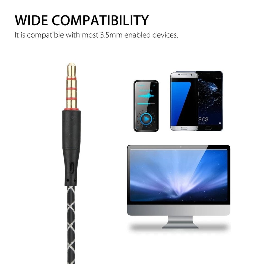 Wired InEar Earbuds Sport Headphones With Ear Hook And MIC Perfect For Exercise Running And Gym 6