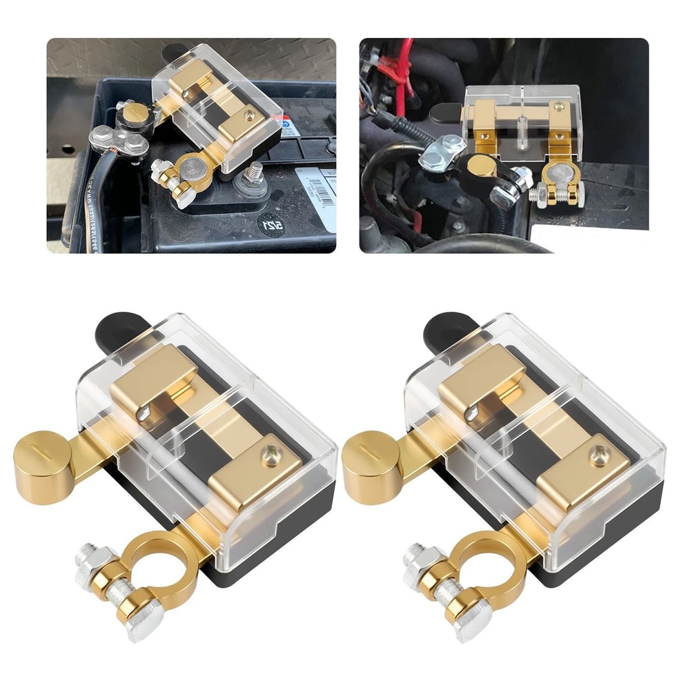 Top Post Switch Isolator Battery CutOff Disconnect For RV Boat Car And OffGrid Systems 1