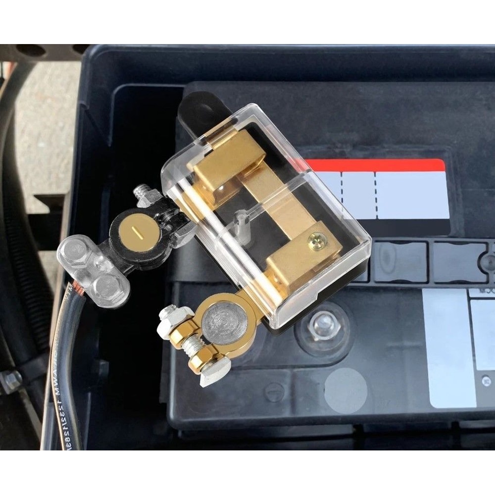 Top Post Switch Isolator Battery CutOff Disconnect For RV Boat Car And OffGrid Systems 0