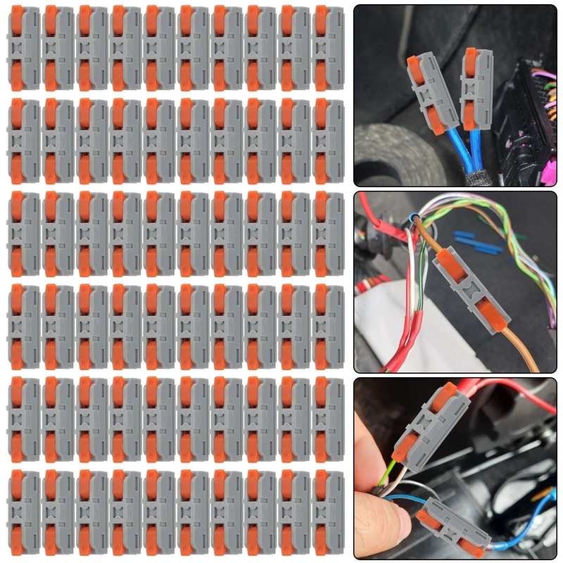 Quick Splicing Terminals Compact Lever Wire Connectors Safe Electrical Connections 6