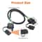 Trailer Wire Extension AWG Copper Wiring Harness DustProof Plug Connector For Trailers ATV Boat And 1