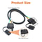 Trailer Wire Extension AWG Copper Wiring Harness DustProof Plug Connector For Trailers ATV Boat And 1