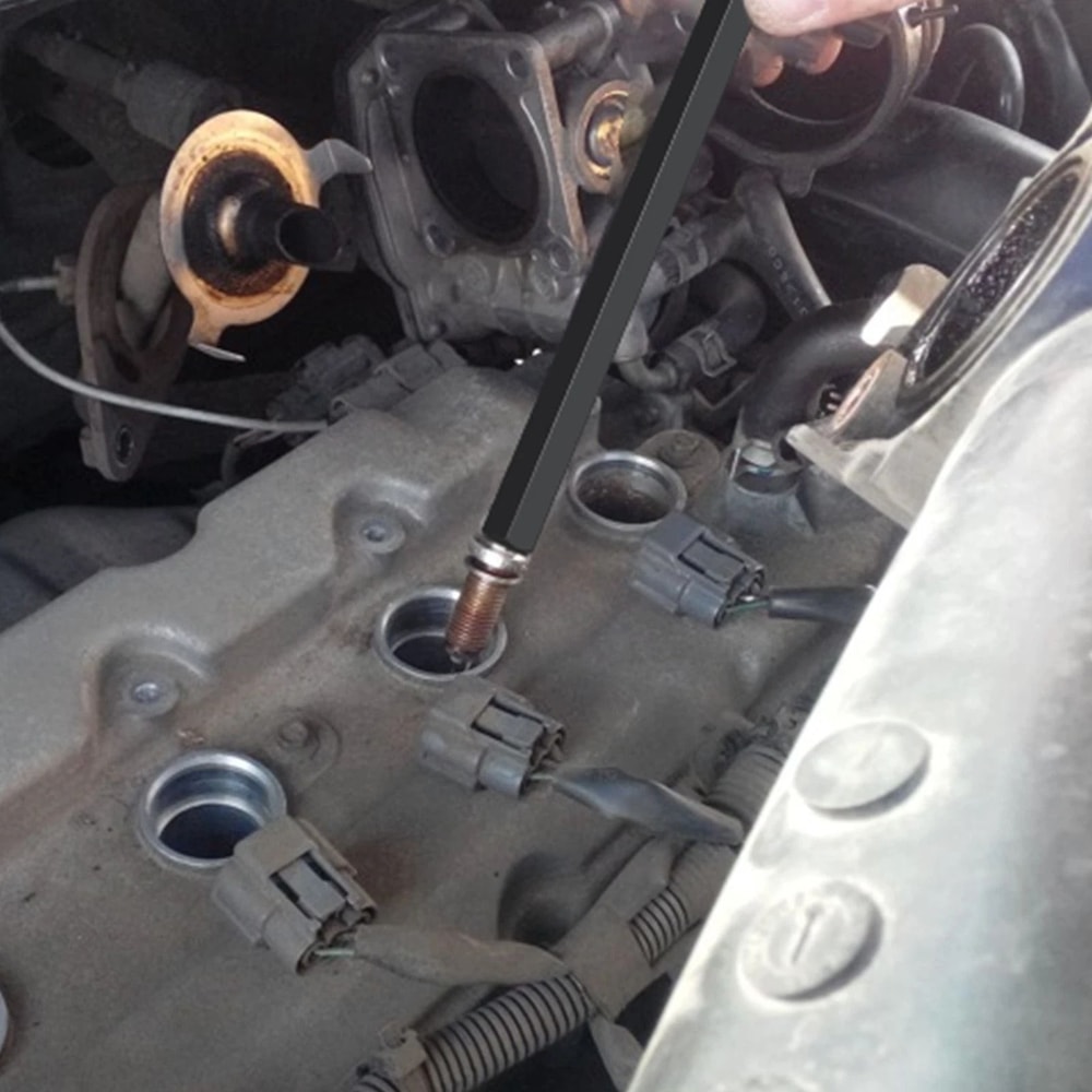 Broken Spark Plug Removal Tool LeftHand Thread Spark Plug Extractor Alloy Steel Tap Extractor 6