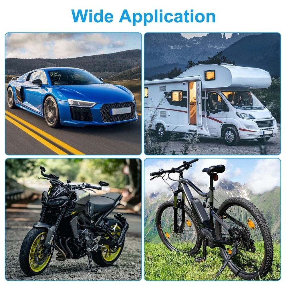 Presta Valve Pump Extension Hose For Car Motorcycle Bicycle Tires Air Inflator Connect Adapter Part 4