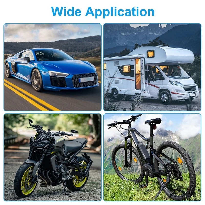 Presta Valve Pump Extension Hose For Car Motorcycle Bicycle Tires Air Inflator Connect Adapter Part 4