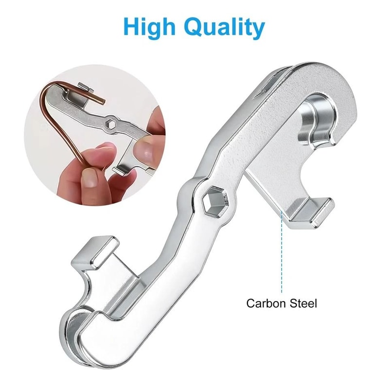 Manual Brake Line Tube Bender 5mm Steel Fluid Line Pipe Bender Compact Tool For Automotive Brake Re