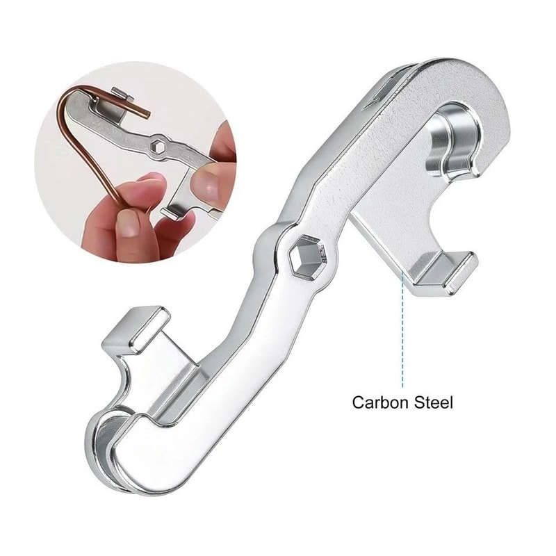 Manual Brake Line Tube Bender 5mm Steel Fluid Line Pipe Bender Compact Tool For Automotive Brake Re