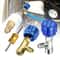 SelfSealing Puncture Can Tap Valve Kit Quick Coupler Adapter Core Remover For Automotive Air Condit 0