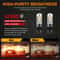 WhiteAmber LED DRL Switchback Bulbs Turn Signal Parking Light ErrorFree 1