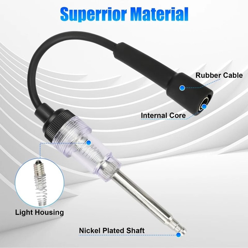 Ignition System Spark Plug Tester, Engine In-Line Coil Diagnostic Tool for Quick Troubleshooting