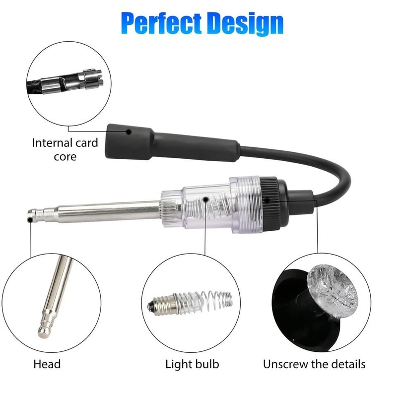Ignition System Spark Plug Tester, Engine In-Line Coil Diagnostic Tool for Quick Troubleshooting