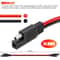 Heavy Duty Polarized Power Cable Connectors Quick Disconnect AWG Red Black SAE Molded For Batterie 3
