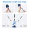 Car Window Cleaning Windshield Cleaner Tool Extendable Glass Wiper Cleaner With Microfiber Pads Fo 2