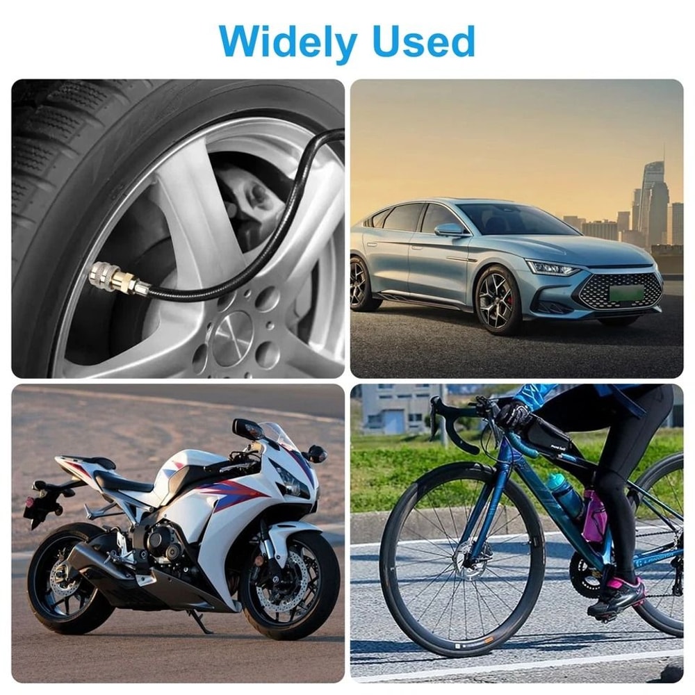 Brass Open Flow Air Chuck FNPT Tire Inflator Gauge Connector Compressor QuickConnect 5