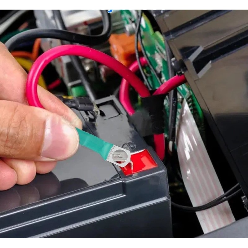 AWG HeavyDuty Battery Cables Kit With TinPlated Copper Terminals And Connectors PVC Insulation 0