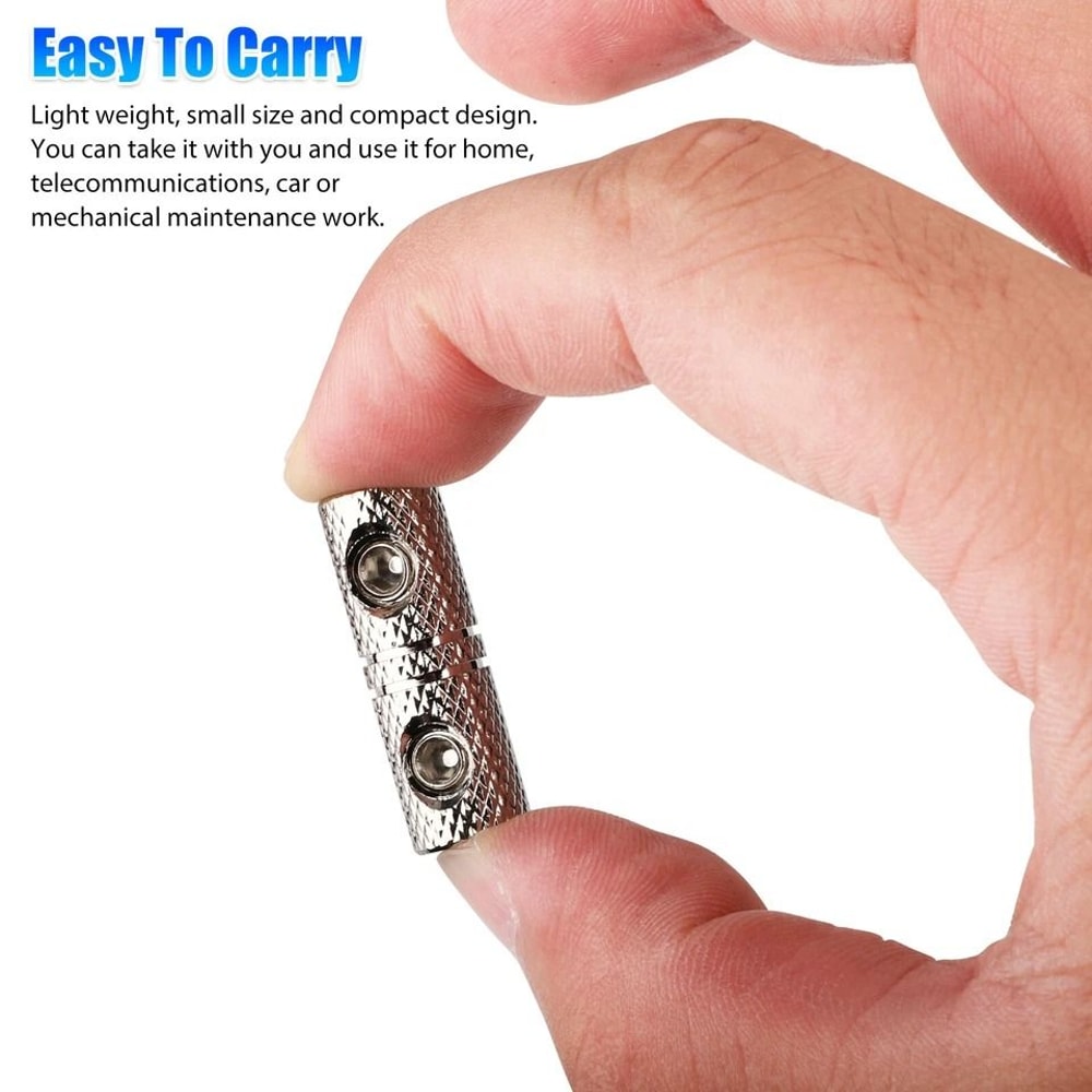 Gauge Wire Coupler Connector Terminal Butt Set Screw Clamping Brass Nickel Plated Ideal For Power D 5