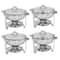 Stainless Steel Quart Chafing Dish Durable Buffet Catering Tray Mirror Finish Alcohol Furnace Perfe 9