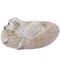 Relaxing Flexible Diameter Dog Bed Cozy Fluffy Warming Pet Bed Soft Faux Fur For Head And Neck Supp 0