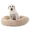 Relaxing Flexible Diameter Dog Bed Cozy Fluffy Warming Pet Bed Soft Faux Fur For Head And Neck Supp 2