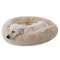 Relaxing Flexible Diameter Dog Bed Cozy Fluffy Warming Pet Bed Soft Faux Fur For Head And Neck Supp 3