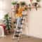 Heavy Duty Step Stool With Tool Tray NonSlip Pedal Handrail Compact Folding Ladder For Household 1