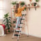 Heavy Duty Step Stool With Tool Tray NonSlip Pedal Handrail Compact Folding Ladder For Household 1