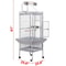 Playtop Parrot Cage Durable NonToxic Coated Steel Spacious Design With Ladder And Perches Removable 1
