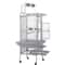 Playtop Parrot Cage Durable NonToxic Coated Steel Spacious Design With Ladder And Perches Removable 12