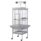 Playtop Parrot Cage Durable NonToxic Coated Steel Spacious Design With Ladder And Perches Removable 8
