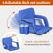 Comfortable Wide Stadium Seat For Bleachers With Pockets And Antislip Base Adjustable Reclining Cha 5