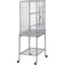 Spacious Parrot Finch Macaw Cage With Feeding Bowls Rollable Stand Removable Tray And Sturdy Metal