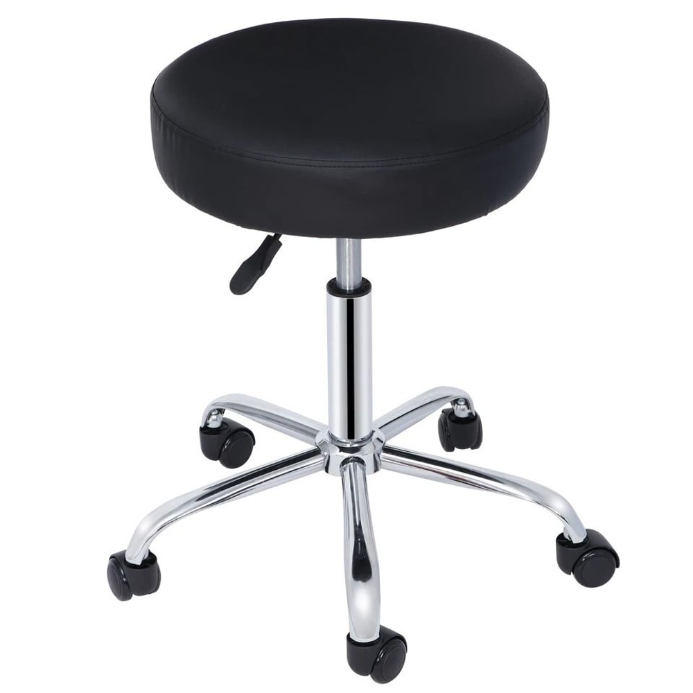 Spa Stool With Adjustable Height Swivel Chair For Salon Thick Padded Hydraulic Chair Compact Design 3