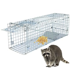 steel cage live animal traps for rodent control, safe and humane rat, squirrel & skunk traps – easy to use