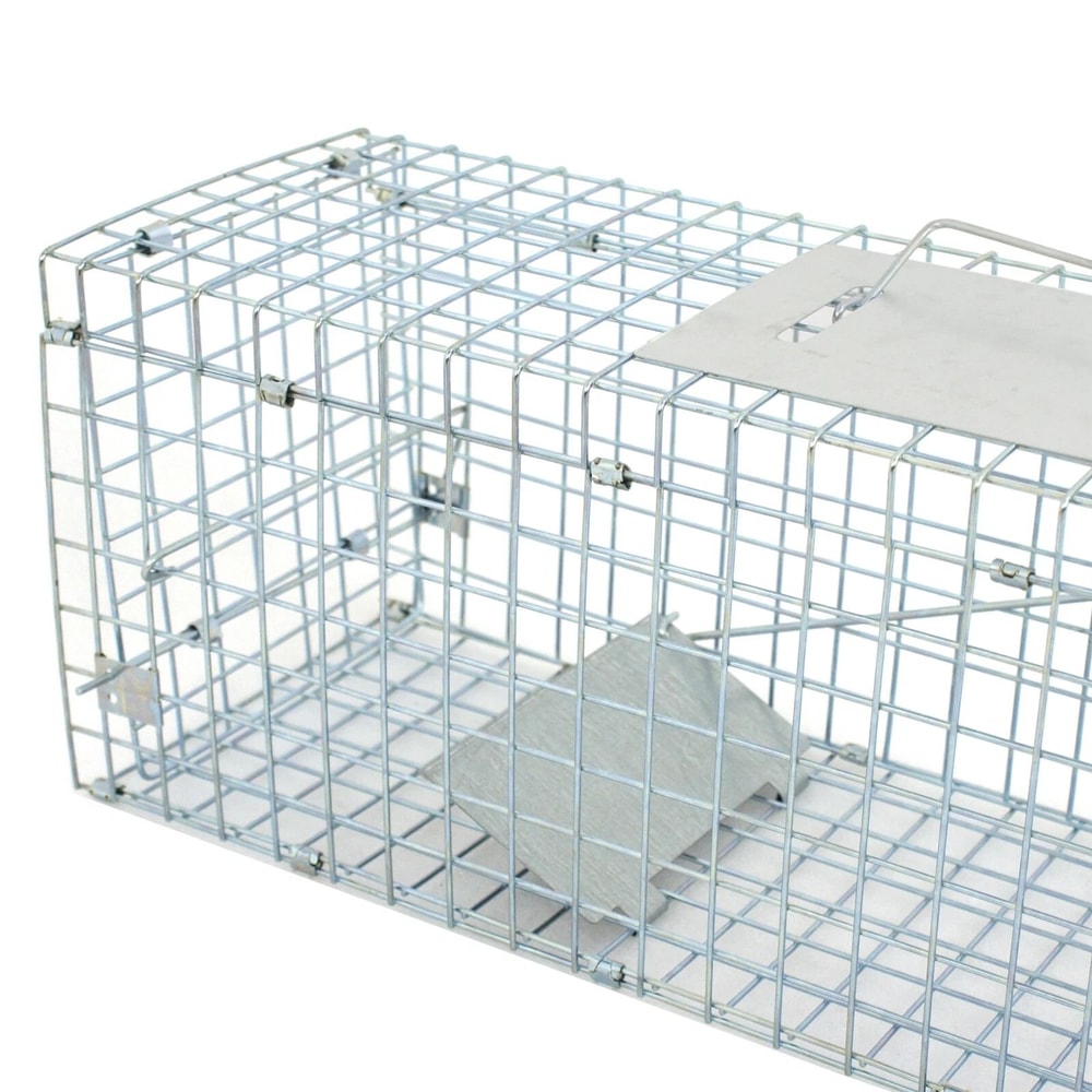 Steel Cage Live Animal Traps For Rodent Control Safe And Humane Rat Squirrel Skunk Traps Easy To 9