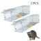 Steel Cage Live Animal Traps For Rodent Control Safe And Humane Rat Squirrel Skunk Traps Easy To 7
