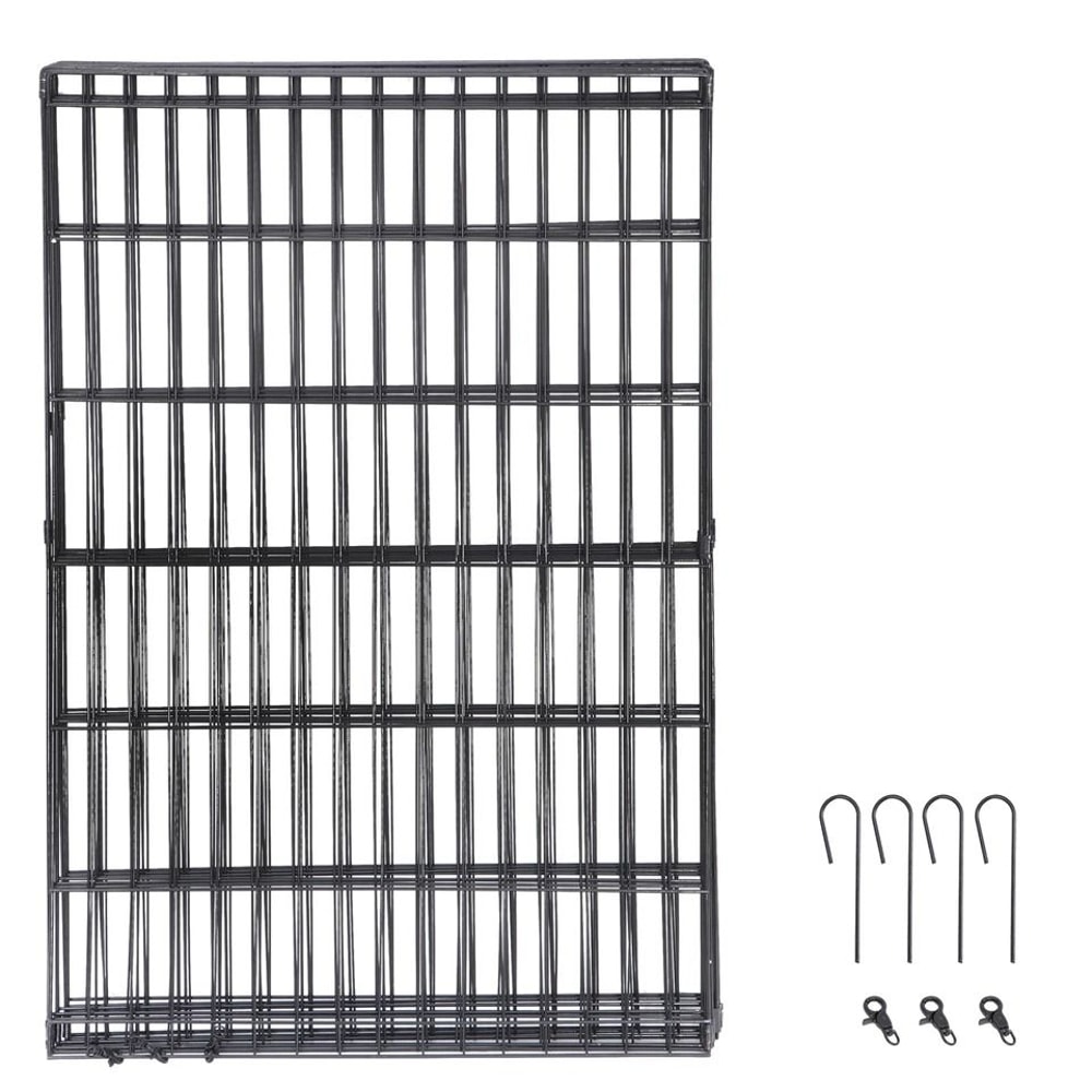 Pet Playpen Crate Panels Dog Playpen Exercise Portable Kennel Cage For Pets Metal Fence For Dogs Ra 11