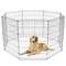 Pet Playpen Crate Panels Dog Playpen Exercise Portable Kennel Cage For Pets Metal Fence For Dogs Ra 0